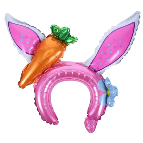 20 Stück Bunny Ears Haarreifen für Ostern Aluminiumfolie Hasenohren Stirnbänder für Frühlingsgeburtstagsfeiern und Kinderfeste von WEKADRIN