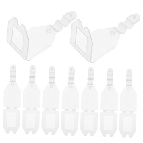 WEKADRIN 20 Stück Preisaufsteller aus Stabilem Halbtransparentem Kunststoff Vielseitiger Etikettenhalter für Preisschilder Geeignet für Supermarkt Vertikale und Horizontale WEKADRIN 20 Stück Preisaufsteller aus Stabilem Halbtransparentem Kunststoff Vielseitiger Etikettenhalter für Preisschilder Geeignet für Supermarkt Vertikale und Horizontale von WEKADRIN