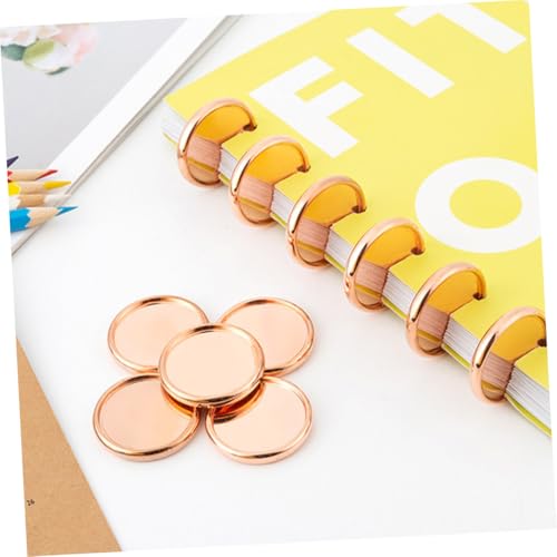 WEKADRIN 20 Stück Teiliges Buchbinderinge aus Langlebige Planer Bindescheiben in Roségold Praktische Loseblatt Bindung für Notebooks Büro Schule und DIY Projekte WEKADRIN 20 Stück Teiliges Buchbinderinge aus Langlebige Planer Bindescheiben in Roségold Praktische Loseblatt Bindung für Notebooks Büro Schule und DIY Projekte von WEKADRIN