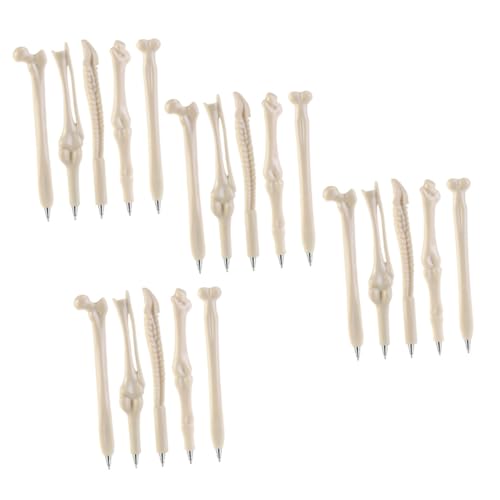 WEKADRIN 20 Stück Teiliges Kreative Kugelschreiber in Realistischer Knochenform mit Schwarzer Tinte Komfortabler Griff Glattes Schreiben als Halloween für Schüler und Büro WEKADRIN 20 Stück Teiliges Kreative Kugelschreiber in Realistischer Knochenform mit Schwarzer Tinte Komfortabler Griff Glattes Schreiben als Halloween für Schüler und Büro von WEKADRIN
