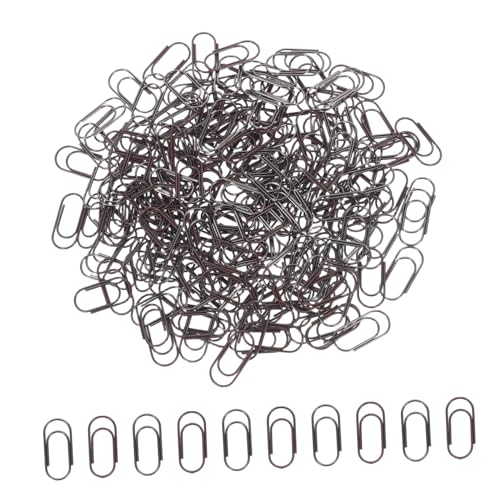 WEKADRIN 200 Stück Mini Retro Metall Büroklammern in Rotkupfer und Schwarznickel Starke Klemmkraft Langlebig Leichte Papierclips für Büro Schule Kreative Projekte und Dokumentenorganisation von WEKADRIN