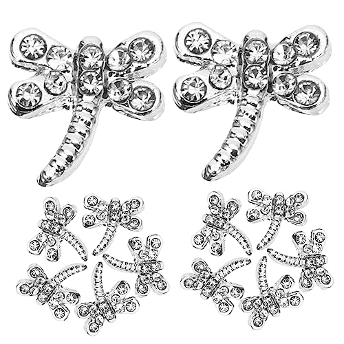 WEKADRIN 20Stücke Libelle Charms Glänzende Nagelkunst Schmuckstücke Maniküre Dekoration für DIY Nail Art Designs WEKADRIN 20Stücke Libelle Charms Glänzende Nagelkunst Schmuckstücke Maniküre Dekoration für DIY Nail Art Designs von WEKADRIN