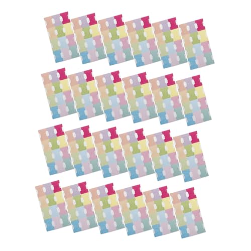 WEKADRIN 24 Blatt Beschreibbare Selbstklebende Haftnotizen Farbige Index Tabs für Bücher und Büro Leicht Reißfest Praktische Lesezeichen für Studium und Organisation Zuhause von WEKADRIN