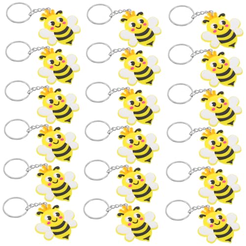 WEKADRIN 24 Stück Biene Schlüsselanhänger Schlüsselbund Schlüsselanhänger Für Party Biene-motto-partyzubehör Biene Schlüsselhalter Biene Charm-anhänger Bienenverzierung Pvc WEKADRIN 24 Stück Biene Schlüsselanhänger Schlüsselbund Schlüsselanhänger Für Party Biene-motto-partyzubehör Biene Schlüsselhalter Biene Charm-anhänger Bienenverzierung Pvc von WEKADRIN