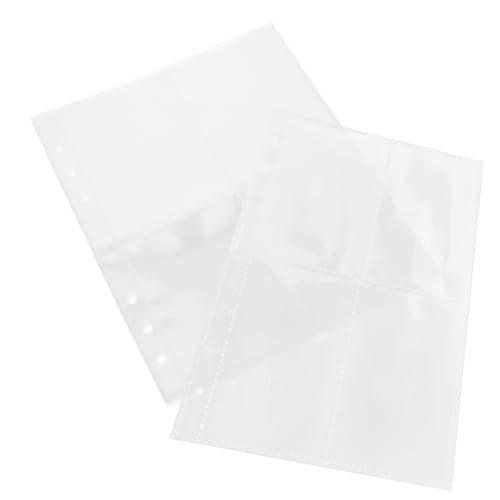WEKADRIN 25 Blatt Teiliges Budget Umschlag mit Kleinen Einstecktaschen Tragbare Ringbuch Einlagen für Bargeldorganisation Vielseitiges Binder Zubehör für Zuhause Büro und Reisen von WEKADRIN