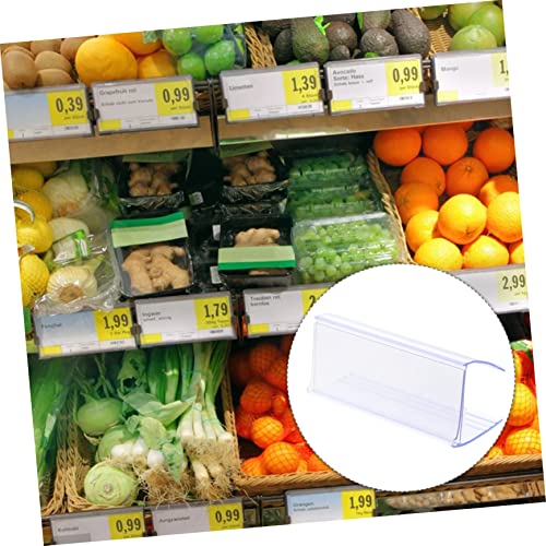 WEKADRIN 25 Stück Teiliges Transparentes Preisschild Etikettenhalter aus Robustem Kunststoff Klarer Regal und Tischaufsteller für Supermarkt Laden Verkaufsregal Vielseitig Einsetzbar und WEKADRIN 25 Stück Teiliges Transparentes Preisschild Etikettenhalter aus Robustem Kunststoff Klarer Regal und Tischaufsteller für Supermarkt Laden Verkaufsregal Vielseitig Einsetzbar und von WEKADRIN