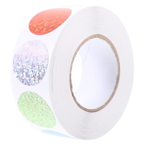 WEKADRIN 2Rollen Glitzer Aufkleber für Sealing Stickers Verpackungsaufkleber für Süßigkeiten und Kekse pro für Partys und DIY Projekte von WEKADRIN