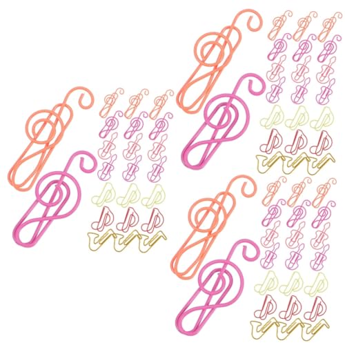 WEKADRIN 3 Sätze Farbige Büroklammern Büroklammer Beachten Musiknoten-clip Musikclips Musical Dekorative Papierklamme Geformt Formen Von Büroklammern Bunt Student Gold Metall 60 Stück * 3 WEKADRIN 3 Sätze Farbige Büroklammern Büroklammer Beachten Musiknoten-clip Musikclips Musical Dekorative Papierklamme Geformt Formen Von Büroklammern Bunt Student Gold Metall 60 Stück * 3 von WEKADRIN