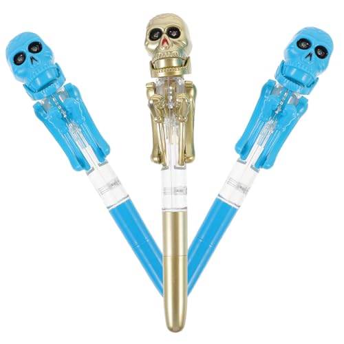 WEKADRIN 3 Stück Kürbis -skelettstift Beängstigend Halloween -dekorationen Led Halloween-kugelschreiber Gruselig Glühend Totenkopfstifte Kürbisse Funky Uv Zufällige Farbe WEKADRIN 3 Stück Kürbis -skelettstift Beängstigend Halloween -dekorationen Led Halloween-kugelschreiber Gruselig Glühend Totenkopfstifte Kürbisse Funky Uv Zufällige Farbe von WEKADRIN