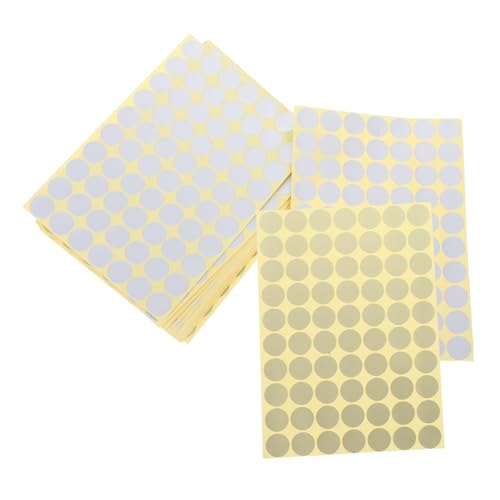 WEKADRIN 30 Blatt Selbstklebende Runde Farbige Aufkleber Gold Silber Farbcode Etiketten für Büro Schule Kalender Organisation und Dekoration WEKADRIN 30 Blatt Selbstklebende Runde Farbige Aufkleber Gold Silber Farbcode Etiketten für Büro Schule Kalender Organisation und Dekoration von WEKADRIN
