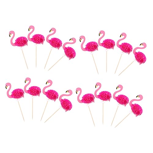 WEKADRIN 30 Stück Hawaiian Cupcake Picks Teiliges Tortenstecker mit Flamingo Design Kuchendekoration für Geburtstagsfeiern Hochzeiten und Themenpartys WEKADRIN 30 Stück Hawaiian Cupcake Picks Teiliges Tortenstecker mit Flamingo Design Kuchendekoration für Geburtstagsfeiern Hochzeiten und Themenpartys von WEKADRIN