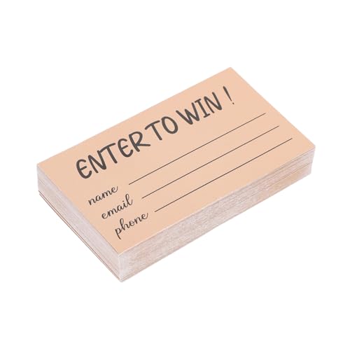 WEKADRIN 300 Stück Blanko Raffle Tickets Stimmzettel Mehrzweck Anmeldeformulare für Veranstaltungen Schule Firmenfeiern Einfache Namensaufnahme Vielseitige Lose Karten WEKADRIN 300 Stück Blanko Raffle Tickets Stimmzettel Mehrzweck Anmeldeformulare für Veranstaltungen Schule Firmenfeiern Einfache Namensaufnahme Vielseitige Lose Karten von WEKADRIN