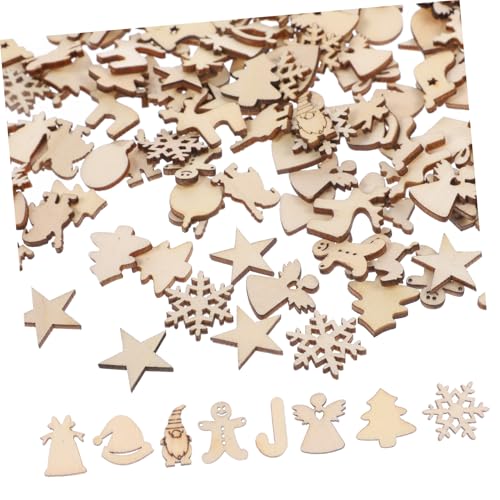 WEKADRIN 300 Stück Teiliges Weihnachts Holzscheiben zum Bemalen Unvollendete Holzanhänger für DIY Christbaumschmuck Leichte Holzscheiben für Kreative Weihnachtsdeko und Bastelprojekte WEKADRIN 300 Stück Teiliges Weihnachts Holzscheiben zum Bemalen Unvollendete Holzanhänger für DIY Christbaumschmuck Leichte Holzscheiben für Kreative Weihnachtsdeko und Bastelprojekte von WEKADRIN