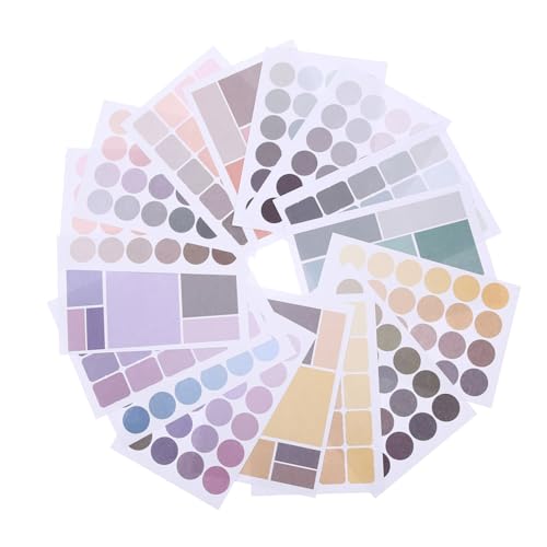 WEKADRIN 32 Stück Teiliges Selbstklebendes Markierungsaufkleber Kleine Runde und Quadratische Bunte Punkte Vielseitige DIY Etiketten zum Beschriften Klassifizieren und Organisieren für WEKADRIN 32 Stück Teiliges Selbstklebendes Markierungsaufkleber Kleine Runde und Quadratische Bunte Punkte Vielseitige DIY Etiketten zum Beschriften Klassifizieren und Organisieren für von WEKADRIN