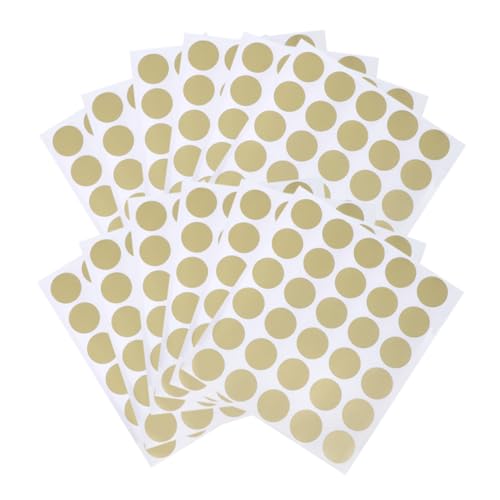 WEKADRIN 360 Stück Goldene Runde Scratch Off Aufkleber Selbstklebend Leicht Abziehbar für Rubbellose DIY Scratch karten Geeignet für Erwachsene und Vielseitig für Veranstaltungen und WEKADRIN 360 Stück Goldene Runde Scratch Off Aufkleber Selbstklebend Leicht Abziehbar für Rubbellose DIY Scratch karten Geeignet für Erwachsene und Vielseitig für Veranstaltungen und von WEKADRIN