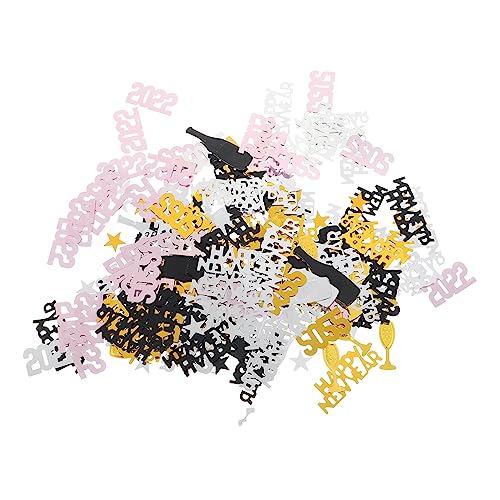 WEKADRIN 3Packungen Neujahrs Party Dekorations Konfetti Roségold für Feierlichkeiten Tischdekoration und Kreative DIY Projekte Fördert Festliche von WEKADRIN