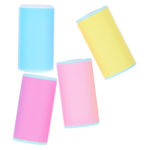 WEKADRIN 4 Rollen Farbige Selbstklebende Etiketten für Mini Drucker Stark Haftende Rechteckige Aufkleber für Foto und Dokumentenbeschriftung Wasserabweisend Vielseitig Einsetzbar WEKADRIN 4 Rollen Farbige Selbstklebende Etiketten für Mini Drucker Stark Haftende Rechteckige Aufkleber für Foto und Dokumentenbeschriftung Wasserabweisend Vielseitig Einsetzbar von WEKADRIN