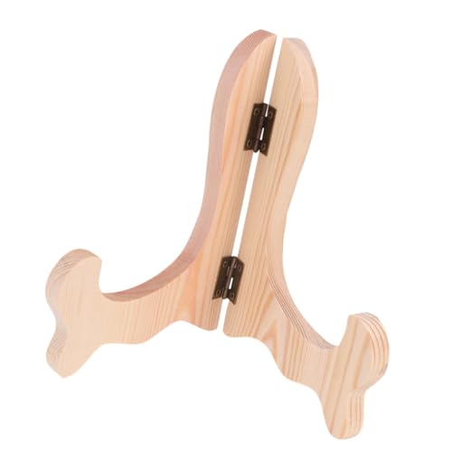 WEKADRIN 4 STÜCKE Teiliges Holz Staffelei Großer Faltbarer Platte Displayständer für Tee Kuchen Kekse Stabiler Tischhalter für Zuhause Party Shop Natürliche Kieferfarbe WEKADRIN 4 STÜCKE Teiliges Holz Staffelei Großer Faltbarer Platte Displayständer für Tee Kuchen Kekse Stabiler Tischhalter für Zuhause Party Shop Natürliche Kieferfarbe von WEKADRIN
