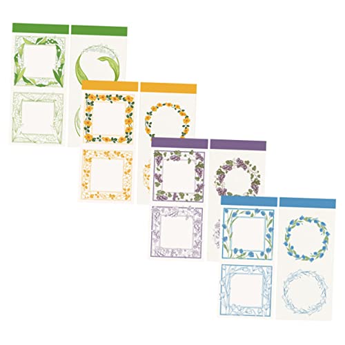 WEKADRIN 4 Sätze Vintage Scrapbook Papier Dekorative Notizpapier mit Pflanzenmotiven für Scrapbooking Journaling und DIY Projekte für Grußkarten und Geschenkverpackungen WEKADRIN 4 Sätze Vintage Scrapbook Papier Dekorative Notizpapier mit Pflanzenmotiven für Scrapbooking Journaling und DIY Projekte für Grußkarten und Geschenkverpackungen von WEKADRIN