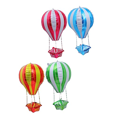 WEKADRIN Aluminiumfolienballons 4 Dekorationen Für Geburtstagsfeiern von WEKADRIN