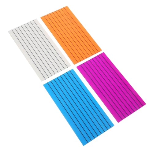 WEKADRIN 4 Stück Bunte Haftnotizen mit Raster Transparente und Fluoreszierende Farben Selbstklebende Glatte Schreiboberfläche Praktische Notizzettel für Schule Büro und Zuhause WEKADRIN 4 Stück Bunte Haftnotizen mit Raster Transparente und Fluoreszierende Farben Selbstklebende Glatte Schreiboberfläche Praktische Notizzettel für Schule Büro und Zuhause von WEKADRIN