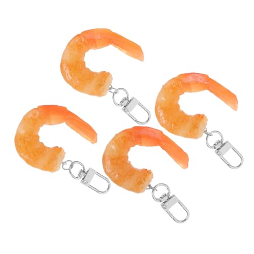 WEKADRIN 4 Stück Realistische Garnelen Schlüsselanhänger aus PVC Detailreiche Food Modelle Kreative Taschen und Autoschlüssel Anhänger Langlebige und Stilvolle Dekoration für Schlüssel und WEKADRIN 4 Stück Realistische Garnelen Schlüsselanhänger aus PVC Detailreiche Food Modelle Kreative Taschen und Autoschlüssel Anhänger Langlebige und Stilvolle Dekoration für Schlüssel und von WEKADRIN