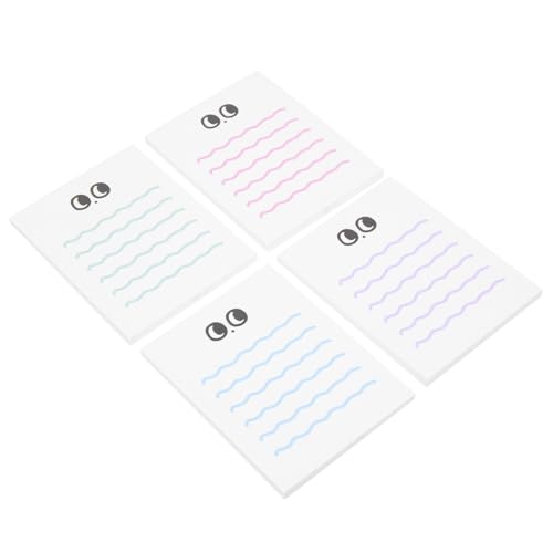 WEKADRIN 4 Stück Teiliges Glattes Schreibpapier Praktisches Memo pad für Schüler Multifunktionales To do notizpapier Tragbares Haushaltspapier für Notizen und Planungen WEKADRIN 4 Stück Teiliges Glattes Schreibpapier Praktisches Memo pad für Schüler Multifunktionales To do notizpapier Tragbares Haushaltspapier für Notizen und Planungen von WEKADRIN