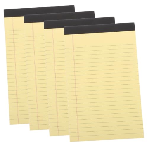 WEKADRIN 4 Stück Teiliges Notizblock Abreißbaren Linierten Blättern Kompakter Legal Writing Pad für Haushalt und Büro Praktischer Memo Gesprächsnotizblock für Tägliche Planung und WEKADRIN 4 Stück Teiliges Notizblock Abreißbaren Linierten Blättern Kompakter Legal Writing Pad für Haushalt und Büro Praktischer Memo Gesprächsnotizblock für Tägliche Planung und von WEKADRIN