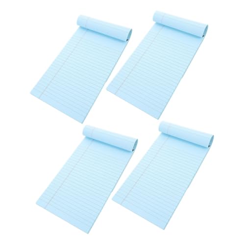 WEKADRIN 4 Stück Teiliges Notizblock mit Abreißbaren Linierten Blättern Glattes Schreibpapier Papierbasiert Tragbar für Büroorganisation Memo und Planungsnotizbuch WEKADRIN 4 Stück Teiliges Notizblock mit Abreißbaren Linierten Blättern Glattes Schreibpapier Papierbasiert Tragbar für Büroorganisation Memo und Planungsnotizbuch von WEKADRIN