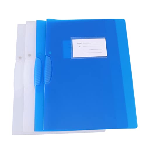 WEKADRIN 4 Stück Teiliges Transparente Drehbare Kunststoff Ordner Leichte Verschleißfeste Büro Folder mit Kreativem Clip Design zur Effizienten Dokumentenablage Praktisch für Reporte und WEKADRIN 4 Stück Teiliges Transparente Drehbare Kunststoff Ordner Leichte Verschleißfeste Büro Folder mit Kreativem Clip Design zur Effizienten Dokumentenablage Praktisch für Reporte und von WEKADRIN