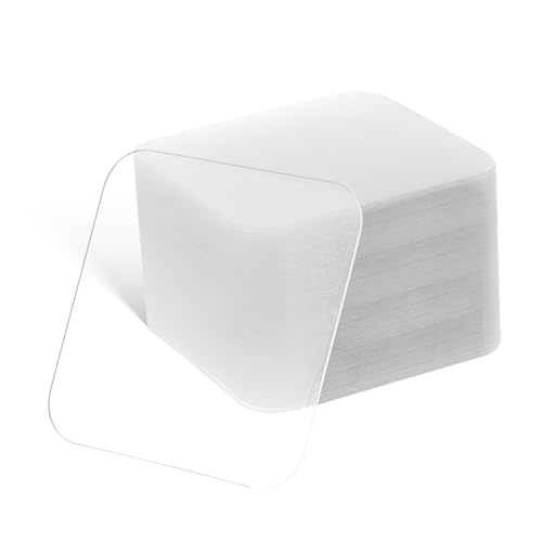 WEKADRIN 40 Stück Doppelseitige Klebepads Transparent Stark Haftende Pads für Wände Spurloses Klebeband für Verschiedene Oberflächen für Zuhause und Büro von WEKADRIN