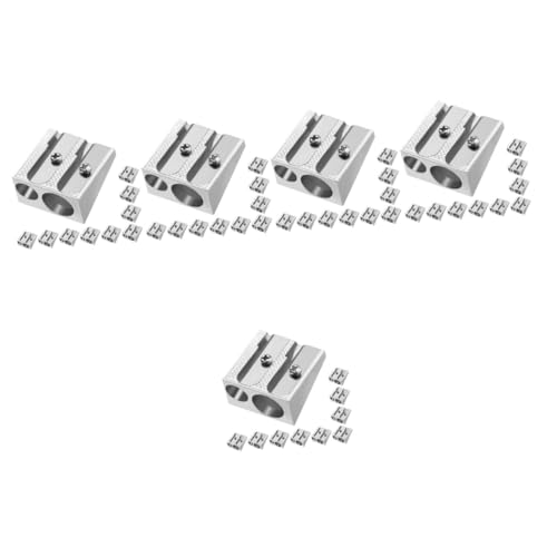 WEKADRIN 5 Sätze Aluminium Doppelspitziger Bleistiftanspitzer Handlich Leicht Für Dicke Dünne Stifte Wiederverwendbar Praktisch Für Schule Büro Zuhause 10 Stück * 5 WEKADRIN 5 Sätze Aluminium Doppelspitziger Bleistiftanspitzer Handlich Leicht Für Dicke Dünne Stifte Wiederverwendbar Praktisch Für Schule Büro Zuhause 10 Stück * 5 von WEKADRIN