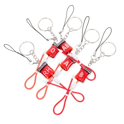 WEKADRIN 5 Stück Blutgruppen Schlüsselanhänger Halloween Vampir Partygeschenk Horror Schlüsselhalter Zubehör Kleiner Halloween Vampir Schlüsselanhänger WEKADRIN 5 Stück Blutgruppen Schlüsselanhänger Halloween Vampir Partygeschenk Horror Schlüsselhalter Zubehör Kleiner Halloween Vampir Schlüsselanhänger von WEKADRIN