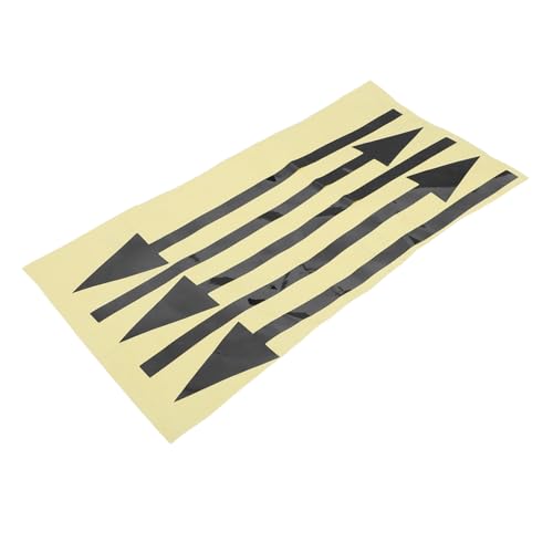 WEKADRIN 5 Stück Reflektierende Pfeilaufkleber für Briefkästen Wasserfeste PVC Markierung Selbstklebende Richtungspfeile für Wände und Böden Hohe Sichtbarkeit bei Nacht Einfache Entfernung von WEKADRIN