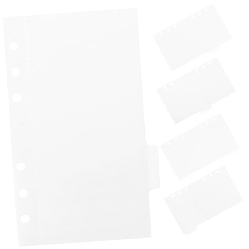 WEKADRIN 5 Stück Teiliges Budget Binder Einlagen Transparente Wiederverwendbare PP Taschen Abnehmbare Geldfächer für Haushaltsbuch Sparordner Flexible Loseblatt Organizer für Täglichen WEKADRIN 5 Stück Teiliges Budget Binder Einlagen Transparente Wiederverwendbare PP Taschen Abnehmbare Geldfächer für Haushaltsbuch Sparordner Flexible Loseblatt Organizer für Täglichen von WEKADRIN