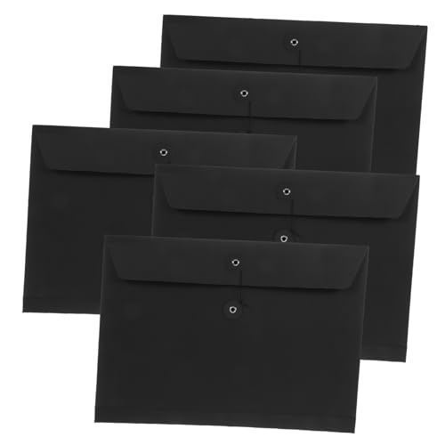 WEKADRIN 5 Stück Teiliges Dokumententaschen aus Kraftpapier mit Schnurverschluss Große Mappe zur Sicheren Aufbewahrung und Organisation von Dokumenten Leicht Strapazierfähig und WEKADRIN 5 Stück Teiliges Dokumententaschen aus Kraftpapier mit Schnurverschluss Große Mappe zur Sicheren Aufbewahrung und Organisation von Dokumenten Leicht Strapazierfähig und von WEKADRIN