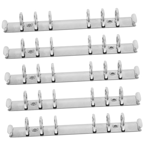 WEKADRIN 5 Stück Teiliges Ringbuchmechanismus Metall Binder Ringe Flexible Nachfüllung für Notizbücher Planer und Fotoalben Einfach zu Öffnen und Inhalte Hinzuzufügen Vielseitig für Büro WEKADRIN 5 Stück Teiliges Ringbuchmechanismus Metall Binder Ringe Flexible Nachfüllung für Notizbücher Planer und Fotoalben Einfach zu Öffnen und Inhalte Hinzuzufügen Vielseitig für Büro von WEKADRIN