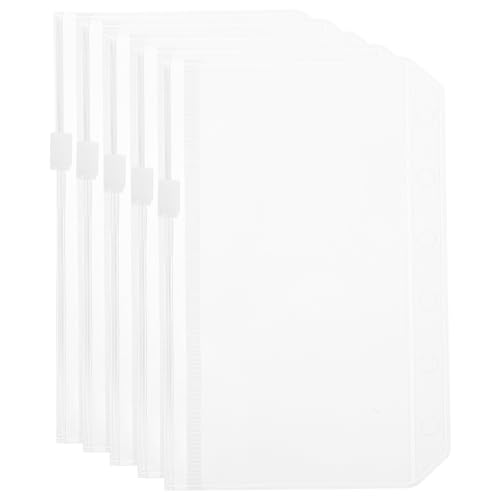 WEKADRIN 5 Stück Transparente Bindetaschen mit Reißverschluss Wasserfeste PVC Dokumententaschen mit Lochung Flexible Loseblatt Ordnerhüllen zur Sicheren Aufbewahrung von Papieren und Fotos WEKADRIN 5 Stück Transparente Bindetaschen mit Reißverschluss Wasserfeste PVC Dokumententaschen mit Lochung Flexible Loseblatt Ordnerhüllen zur Sicheren Aufbewahrung von Papieren und Fotos von WEKADRIN