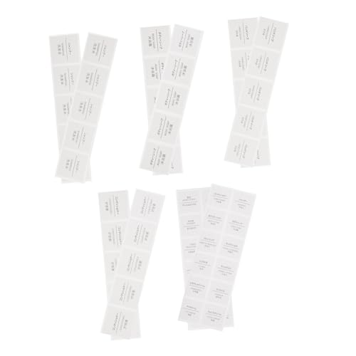 WEKADRIN 50 Blatt Wasserdichte Kosmetikflaschen etiketten Selbstklebende Aufkleber für Shampoo Conditioner Duschgel Seifenspender Reise etiketten mit Mehrsprachiger Beschriftung WEKADRIN 50 Blatt Wasserdichte Kosmetikflaschen etiketten Selbstklebende Aufkleber für Shampoo Conditioner Duschgel Seifenspender Reise etiketten mit Mehrsprachiger Beschriftung von WEKADRIN