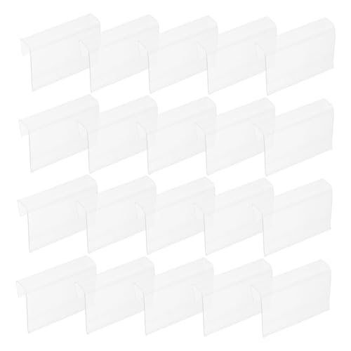 WEKADRIN 50 Stück PVC Etikettenhalter Transparent Robuste Preisschild clips für Einzelhandel und Supermarkt Wiederverwendbar Vielseitig für Regale und Lagerorganisation Zuhause WEKADRIN 50 Stück PVC Etikettenhalter Transparent Robuste Preisschild clips für Einzelhandel und Supermarkt Wiederverwendbar Vielseitig für Regale und Lagerorganisation Zuhause von WEKADRIN