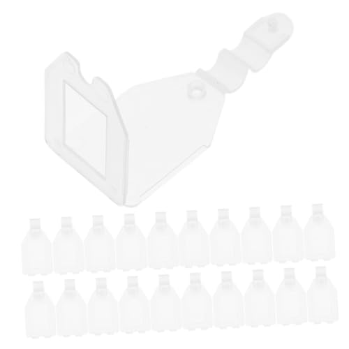 WEKADRIN 50 Stück Preisschilderhalter aus Kunststoff Halbdurchsichtig mit Schnappverschluss Wiederverwendbar für Drahtregale Körbe Vielseitig Einsetzbar im Einzelhandel Büro und Zuhause WEKADRIN 50 Stück Preisschilderhalter aus Kunststoff Halbdurchsichtig mit Schnappverschluss Wiederverwendbar für Drahtregale Körbe Vielseitig Einsetzbar im Einzelhandel Büro und Zuhause von WEKADRIN