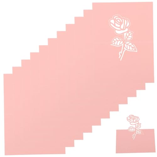 WEKADRIN 50 Stück Rosa Platzkarten Hochzeit Namenskarten für Tischdekoration mit Glatter Schreibfläche für Gästeplatzierung und Vielseitig Einsetzbar bei Indoor und Outdoor Feiern von WEKADRIN