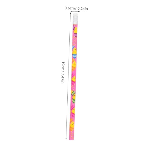 WEKADRIN 50 Stück Teiliges Holzbleistifte mit Radiergummi Bunte Osterstifte mit Niedlichem Küken design Robuste Schulbleistifte für Partygeschenk und Ostern Dekoration WEKADRIN 50 Stück Teiliges Holzbleistifte mit Radiergummi Bunte Osterstifte mit Niedlichem Küken design Robuste Schulbleistifte für Partygeschenk und Ostern Dekoration von WEKADRIN
