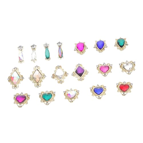 WEKADRIN 54 Stück Diamant schmuck aus Nagel legierung Nagelstein Diamant- klein Charms für Nagelzubehör Maniküre liefert nail decoration nagelbeißer stop Maniküre DIY Dekore Nageldekor WEKADRIN 54 Stück Diamant schmuck aus Nagel legierung Nagelstein Diamant- klein Charms für Nagelzubehör Maniküre liefert nail decoration nagelbeißer stop Maniküre DIY Dekore Nageldekor von WEKADRIN