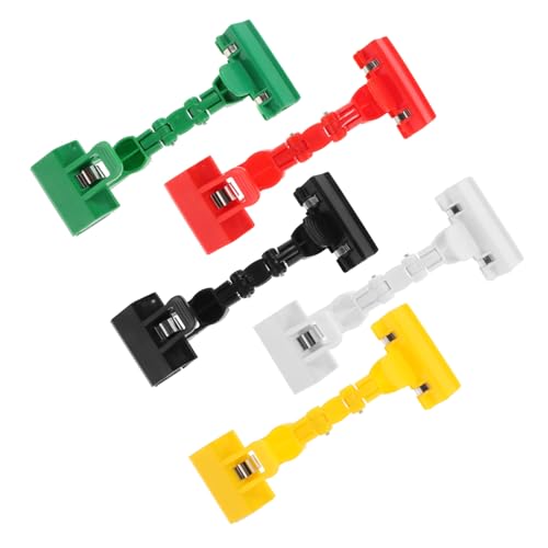 WEKADRIN 5Stücke Teiliges Mehrzweck Malerarbeiten Flexible Zeichenklammern mit Doppeltem Kopf Verstellbare Dokumentenhalter für Skizzen und Bilder von WEKADRIN