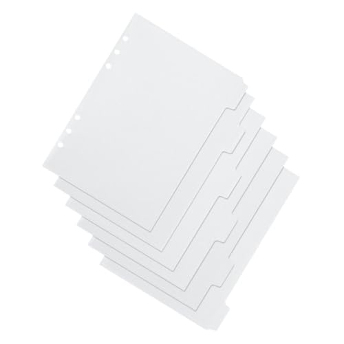 WEKADRIN 6 Blätter Matte Binder Pockets Teiliges PP Kunststoff Umschläge mit Ohr Budgettaschen für Ordner Vielseitige Dokumentenmappe zum Sortieren und Finanzmanagement WEKADRIN 6 Blätter Matte Binder Pockets Teiliges PP Kunststoff Umschläge mit Ohr Budgettaschen für Ordner Vielseitige Dokumentenmappe zum Sortieren und Finanzmanagement von WEKADRIN