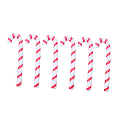 WEKADRIN 6 Stück Aufblasbare Weihnachtszuckerstangen Ballons Rot Weiß Kreative Weihnachtsdeko für Party Geburtstag Wiederverwendbare Folienballons für Innen und Außenbereich WEKADRIN 6 Stück Aufblasbare Weihnachtszuckerstangen Ballons Rot Weiß Kreative Weihnachtsdeko für Party Geburtstag Wiederverwendbare Folienballons für Innen und Außenbereich von WEKADRIN