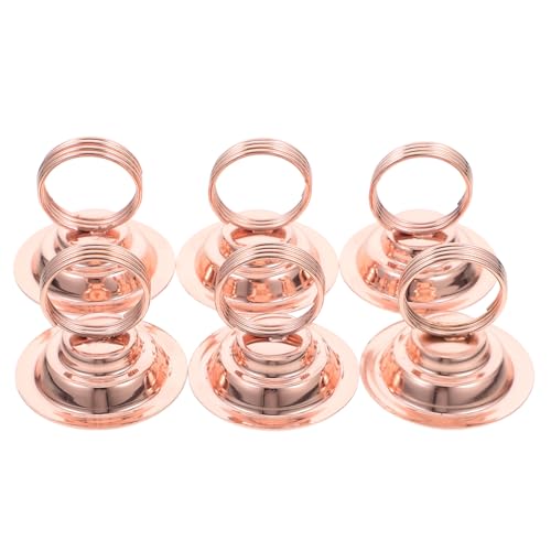 WEKADRIN 6 Stück Kartenhalter Tischkartenhalter Roségold mit Rundem Fuß für Restaurant Hochzeit Bankett Menükarten Memo Notizen Elegant Minimalistisch WEKADRIN 6 Stück Kartenhalter Tischkartenhalter Roségold mit Rundem Fuß für Restaurant Hochzeit Bankett Menükarten Memo Notizen Elegant Minimalistisch von WEKADRIN