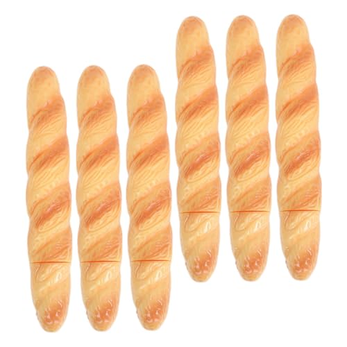 WEKADRIN 6 Stück Simulierter Brot Kugelschreiber Brotförmiger Kugelschreiber Neuartiger Brot Schreibstift Gefälschter Gebäckstift Brotstift Für Schulbedarf Brotform Schreibstifte von WEKADRIN