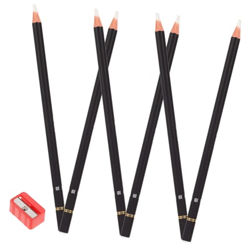 WEKADRIN 6 Stück Teiliges Highlight Radiergummi Stift Weich zum Präzisen Radieren von Bleistiftmarkierungen für Künstler und Schüler von WEKADRIN